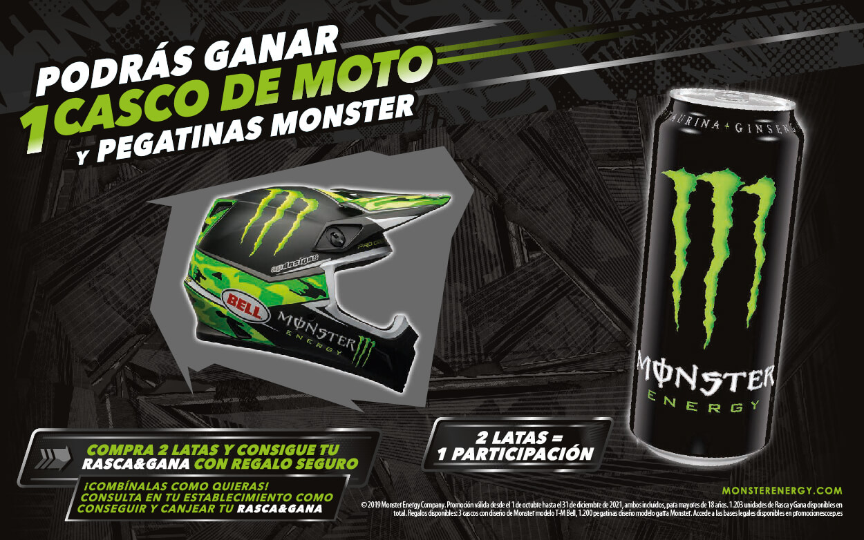 Subordinar Cada semana Gracias R&G Monster Cascos - Promociones | CCEP